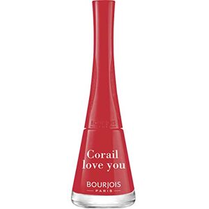 Bourjois Vernis à Ongles 1 Seconde 1 ongle = 1 Couche = 1 Seconde Séchage en 50 Secondes 30 Corail Love You 9ml - Publicité