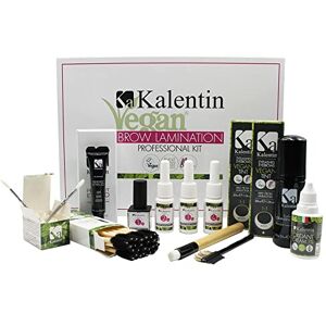 Kalentin Kit KING Lamination Sourcils professionnel VEGANO complet de couleur châtaine, couleur noire, activateur 25 applications KLC LASH LIFT PROFESSIONAL - Publicité