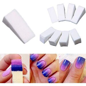 Jiacheng29 Lot de 8 éponges à ongles pour manucure en acrylique et gel - Publicité