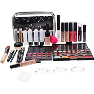 Mipcase 3 Ensembles ensemble de maquillage pour femmes pinceaux maquillages correcteur professionnel ongles en métal pour les doigts trousse de pinceaux de maquillage trousse cosmétique - Publicité