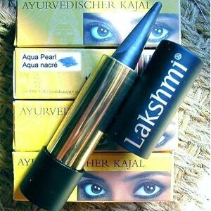 Lakshmi 3008k230 Maquillage des Yeux Kajal Ayurvédique Aqua Nacre 230 - Publicité