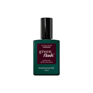 Manucurist Green Flash Vernis Ongles Aubergine 15 ml