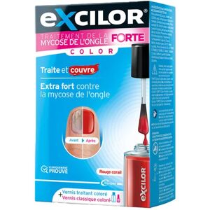 Excilor Forte Color Traitement Mycose Ongles Red 30ml