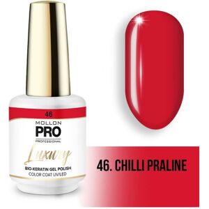 Vernis semi-permanent LUXURY N°46 Praline pimentée Mollon Pro - 8ML - Publicité