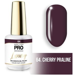 Vernis semi-permanent LUXURY N°64 Cerise pralinée Mollon Pro - 8ML - Publicité