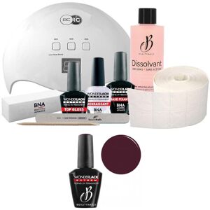 Beauty Nails Pack Beauty Nails + Lampe 48 watts Vernis Wonderlack bordeaux foncé Venice beach 12ML Beauty Nails WLE042-28