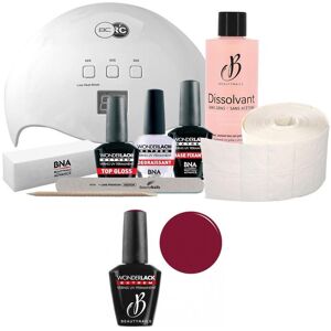 Beauty Nails Pack Beauty Nails + Lampe 48 watts Vernis Wonderlack rouge Elisa 12ML Beauty Nails WLE200-28