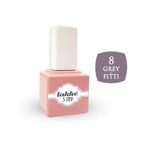 Vip Vernis semi-permanent 8 grey fitti Lakke' 3-step 7ML