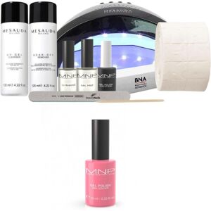 Mesauda Milano Kit complet vernis semi permanent MNP Gel Polish n°53 My Boudoir 10ML