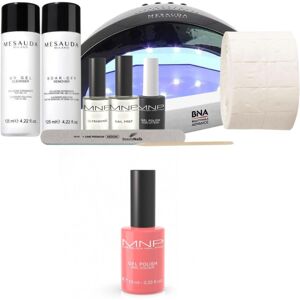 Mesauda Milano Kit complet vernis semi permanent MNP Gel Polish n°136 Isla Bonita 10ML