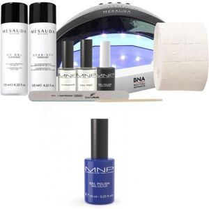 Mesauda Milano Kit complet vernis semi permanent MNP Gel Polish n°198 Dilf 10ML