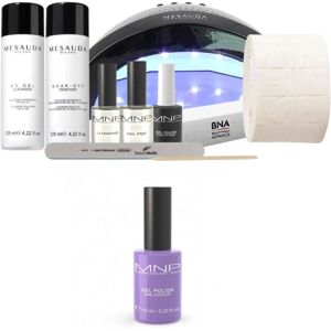 Mesauda Milano Kit complet vernis semi permanent MNP Gel Polish n°220 Daiquiri 10ML