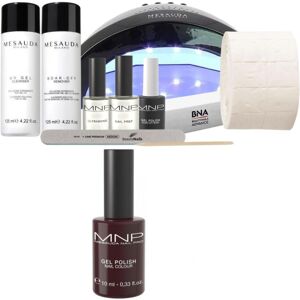 Mesauda Milano Kit complet vernis semi permanent MNP Gel polish Fall Harvest 206 bottled poetry 10ML