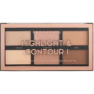 Profusion Cosmetics Palette Teint Mini Artistry Highlight & Contour Enlumineur / Highlighter