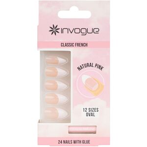 Invogue Faux-ongles French Ovale