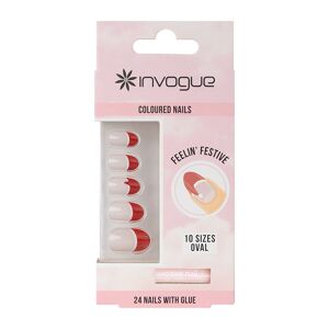 Invogue Faux-ongles French Ovale