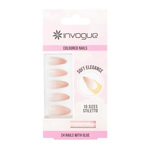 Invogue Faux ongles Colorés Stiletto Accessoires