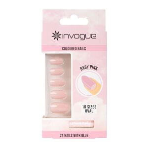 Invogue Faux-ongles Colorés Ovale