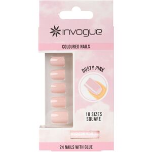 Invogue Faux-ongles Colores Carre