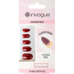 Invogue Faux-ongles Colorés Ovale Accessoires