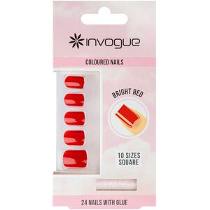 Invogue Faux-ongles Colores Carre