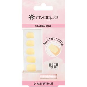 Invogue Faux-ongles Colorés Carré Accessoires