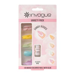 Invogue Faux ongles Colores Ovale