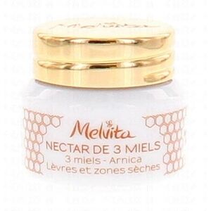 MELVITA Nectar de Miels - Baume à lèvres et zones sèches 3 miels 8g - Publicité