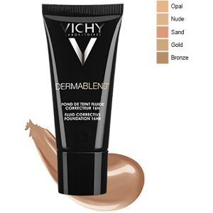 VICHY DermaBlend fond de teint correcteur fluide SPF35 flacon 30 ml teinte n°35 sand - Publicité