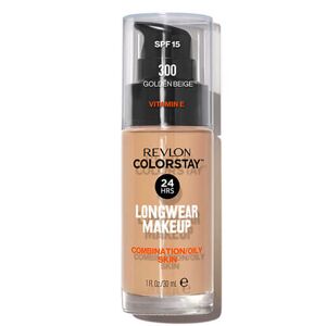 Revlon Maquillage Fond de Teint Colorstay Peaux Mixtes a Grasses N°300 Golden Beige Revlon