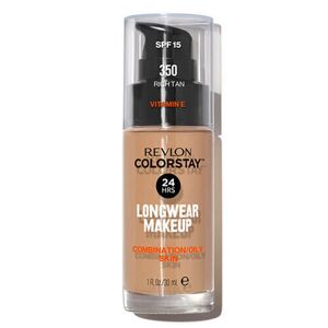 Revlon Maquillage Fond de Teint Colorstay Peaux Mixtes a Grasses N°350 Rich Tan Revlon