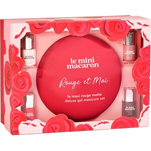 Kit Vernis Semi-permanent Le Maxi Rouge et Moi Le Mini Macaron - Publicité