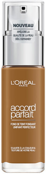 L'Oréal Paris Accord Parfait Fond de Teint Fondant Unifiant Perfecteur 8N Cappuccino 30ml