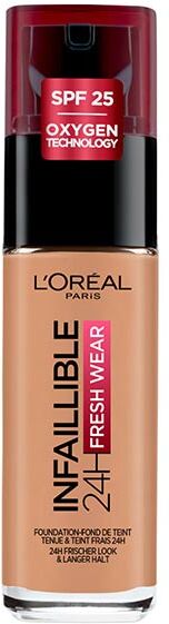 L'Oréal Paris Infaillible 24h Fresh Wear Fond de Teint Fluide N°300 Noisette 30ml