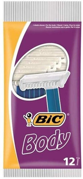 BIC Body Rasoir Homme et Peigne 12 unités