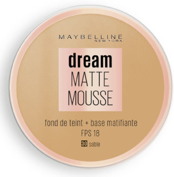 Maybelline New York Maybelline Dream Mat Mousse Fond de Teint 30 Sable 18ml