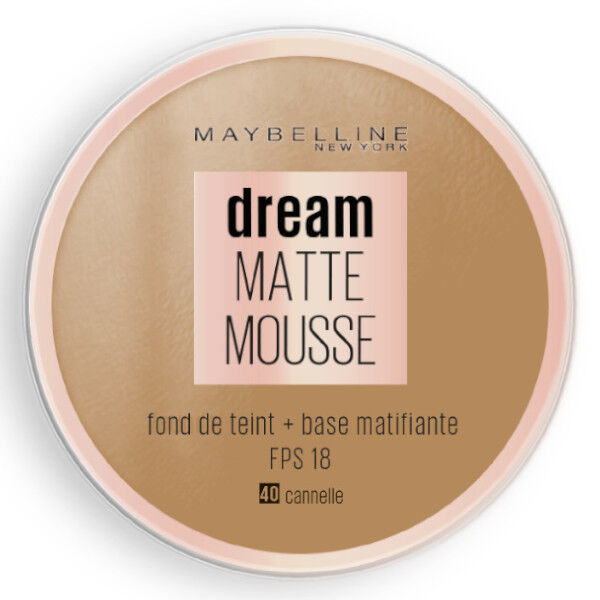 Maybelline New York Maybelline Dream Mat Mousse Fond de Teint 40 Cannelle 18ml