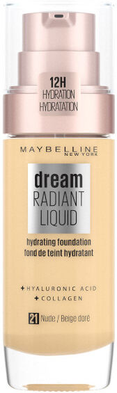 Maybelline New York Maybelline Dream Satin Liquid Fond de Teint SPF13 21 Beige Doré 30ml