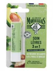 Le Petit Marseillais Soin Lèvres 3En1 Karité Avocat 4,9 g - Stick 4,9 g