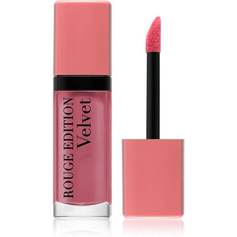 Bourjois Rouge Edition Velvet Liquid Lipstick with Matte Effect Shade 10 Don´t Pink Of It! 7.7 ml