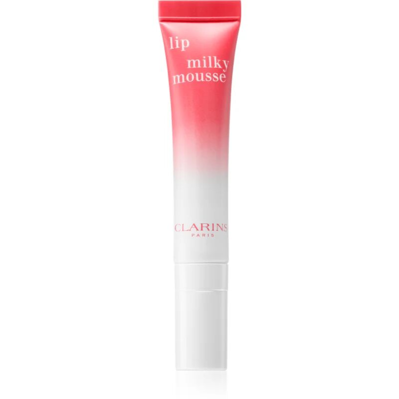 Clarins Milky Mousse Lip Balm with Moisturizing Effect Shade 01 Milky Strawberry 7 ml