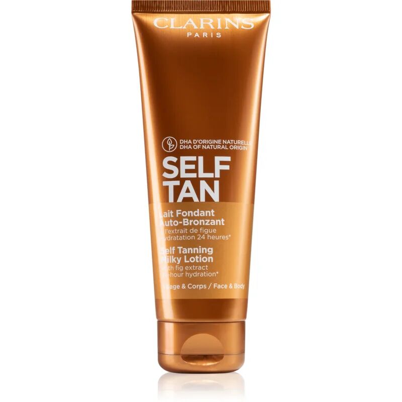 Clarins Self Tan Milky Lotion Self-Tanning Milk for Body and Face 125 ml