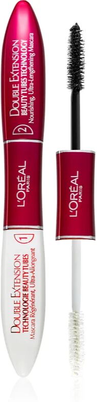 L’Oréal Paris Double Extension Lenghtening Mascara Shade Black 2x6 ml