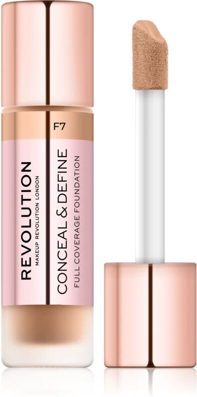 Makeup Revolution Conceal & Define High Cover Foundation Shade F7 23 ml