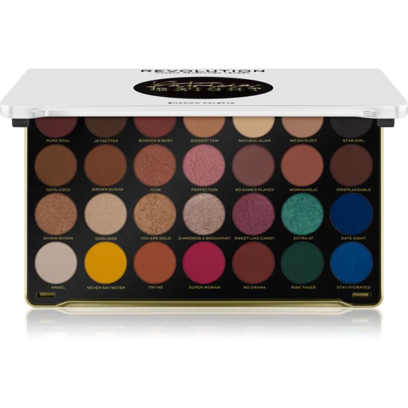 Makeup Revolution X Patricia Bright Eyeshadow Palette Shade Rich In Life 33.6 g