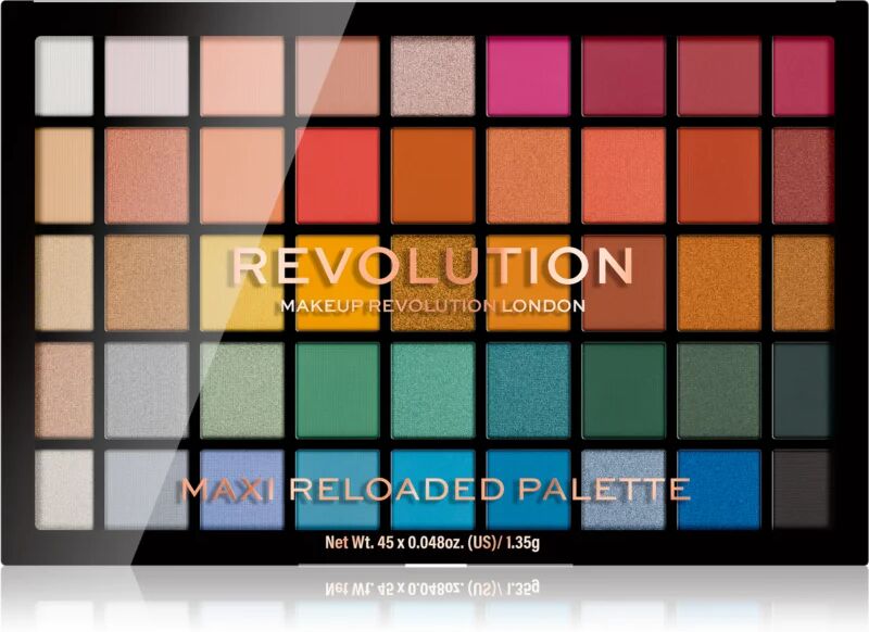 Makeup Revolution Maxi Reloaded Palette Eyeshadow Palette Shade Big Shot 45x1.35 g