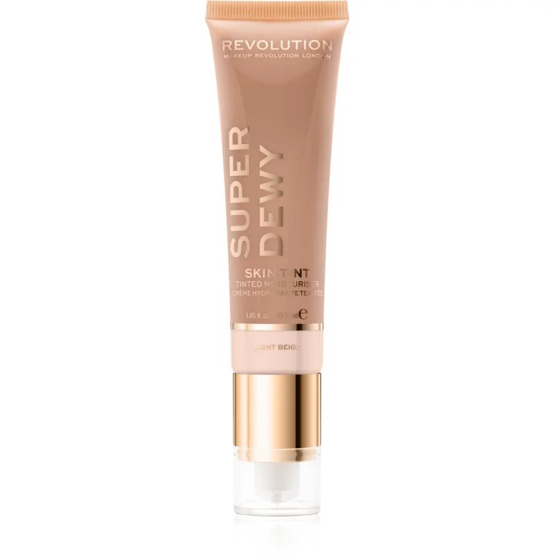 Makeup Revolution Superdewy Tinted Moisturiser Shade Light Beige 55 ml