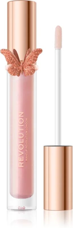 Makeup Revolution Forever Butterfly Sparkle Lip Gloss Shade Fly (Clear) 5,5 ml