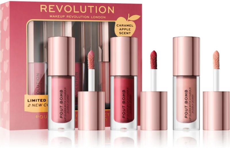 Makeup Revolution Pout Bomb lipgloss set