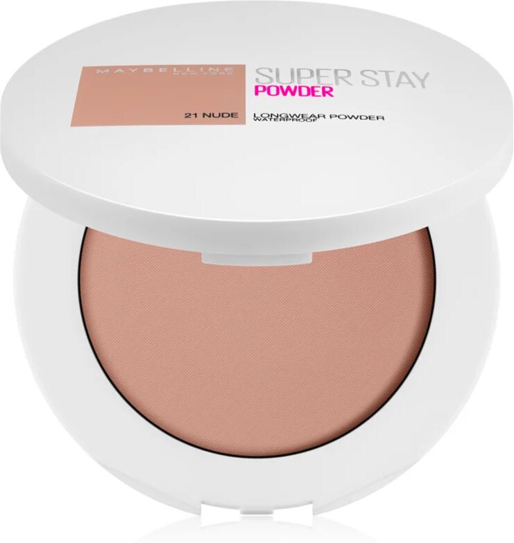 Maybelline SuperStay 16H Long-Lasting Waterproof Powder Shade 21 Nude 9 g